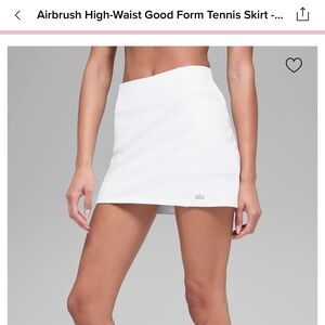 ALO Yoga High-waist tennis skirt